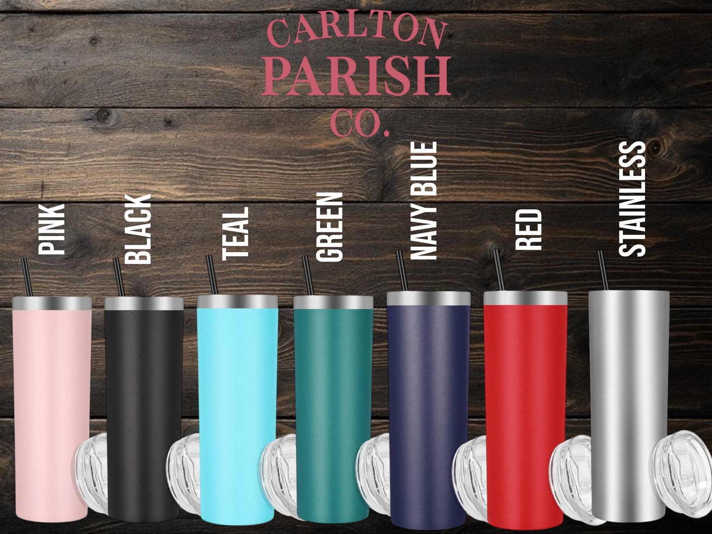 20 Oz Skinny Tumbler | Custom Laser Engraved