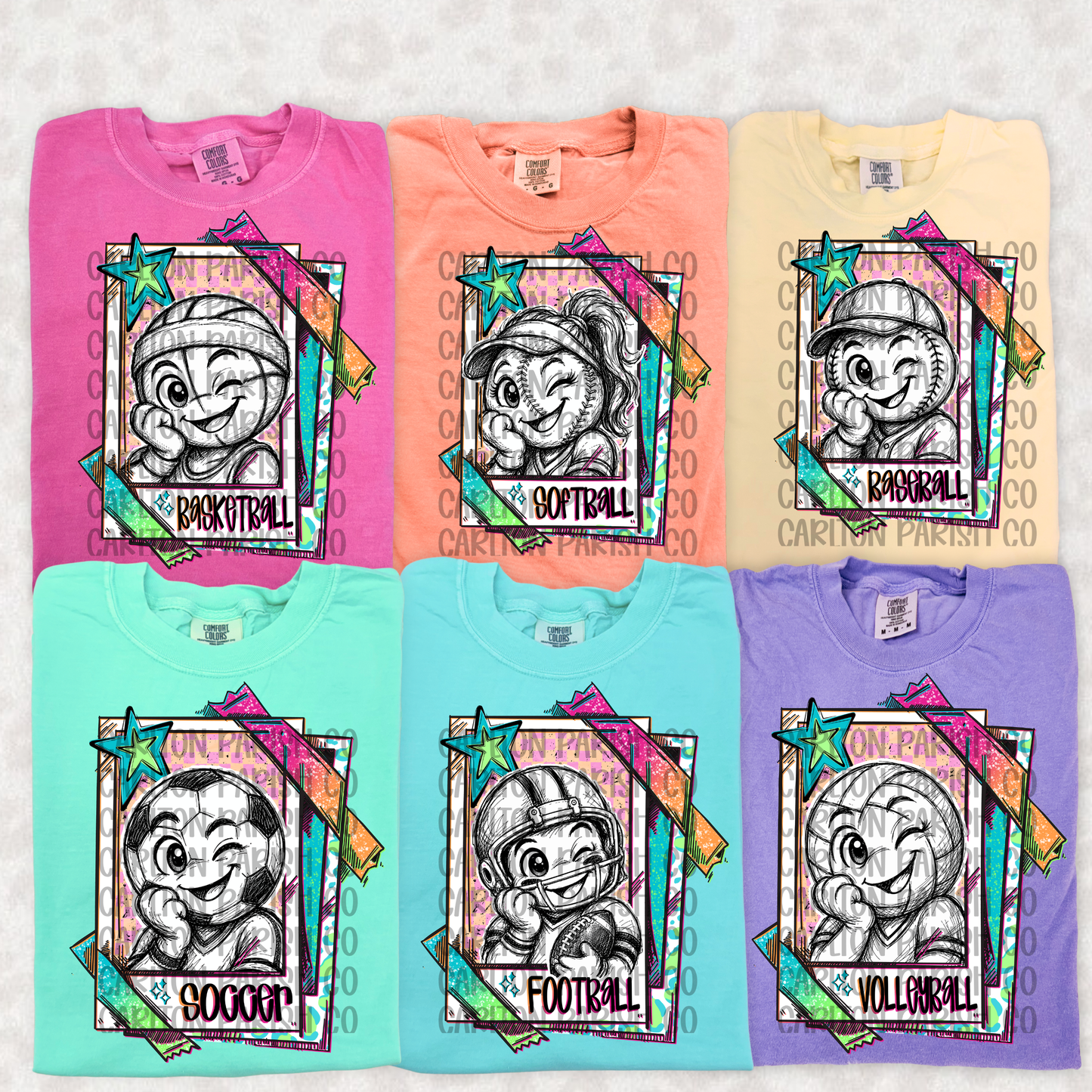 Sport Cutie Neon Mascot