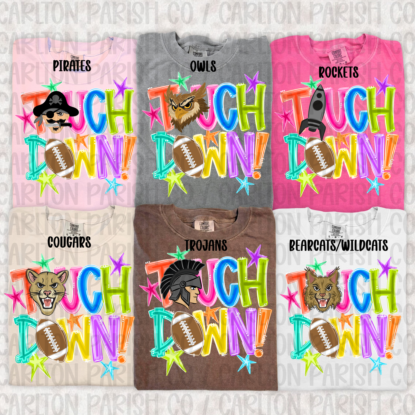 Football Mascot Shirt | School Spirit Game Day Tee