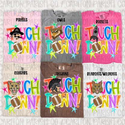 Football Mascot Shirt | School Spirit Game Day Tee
