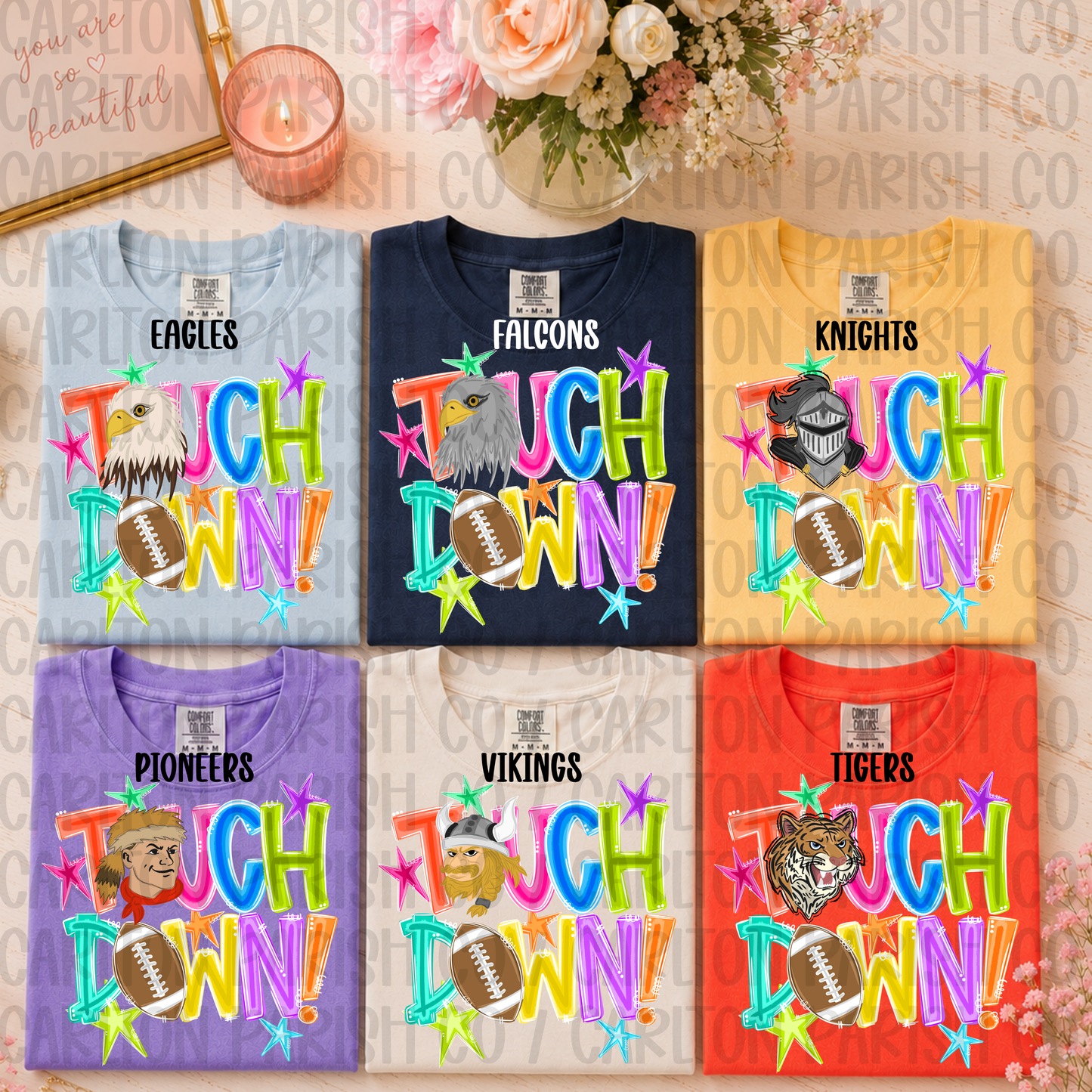 Football Mascot Shirt | School Spirit Game Day Tee