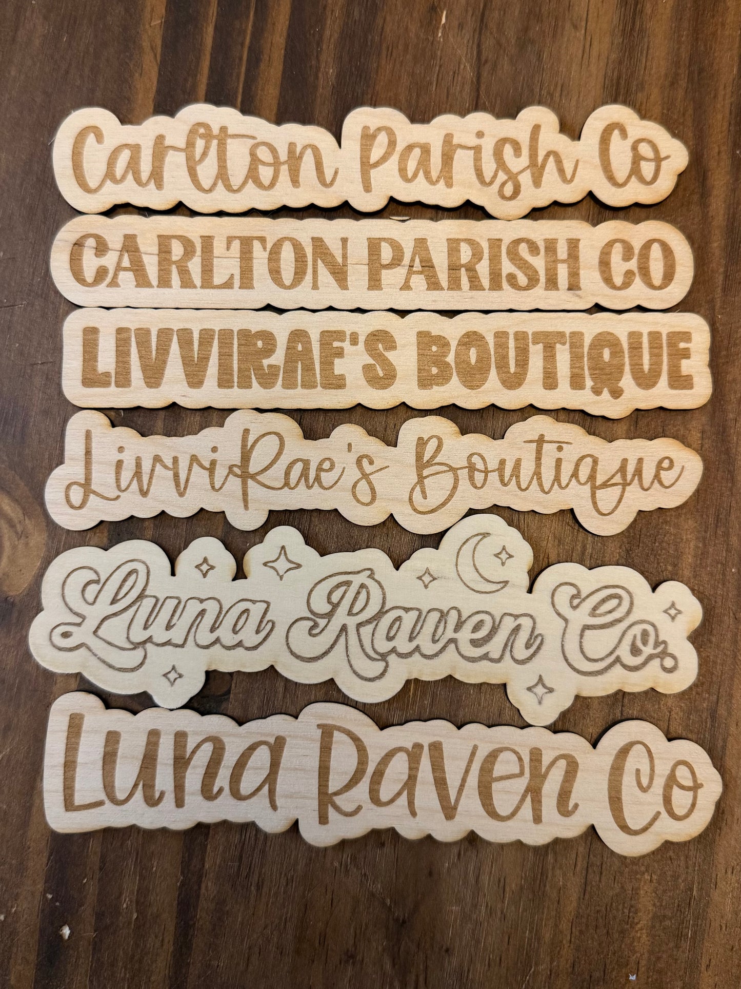 Custom Laser Engraved Business Watermark Sign