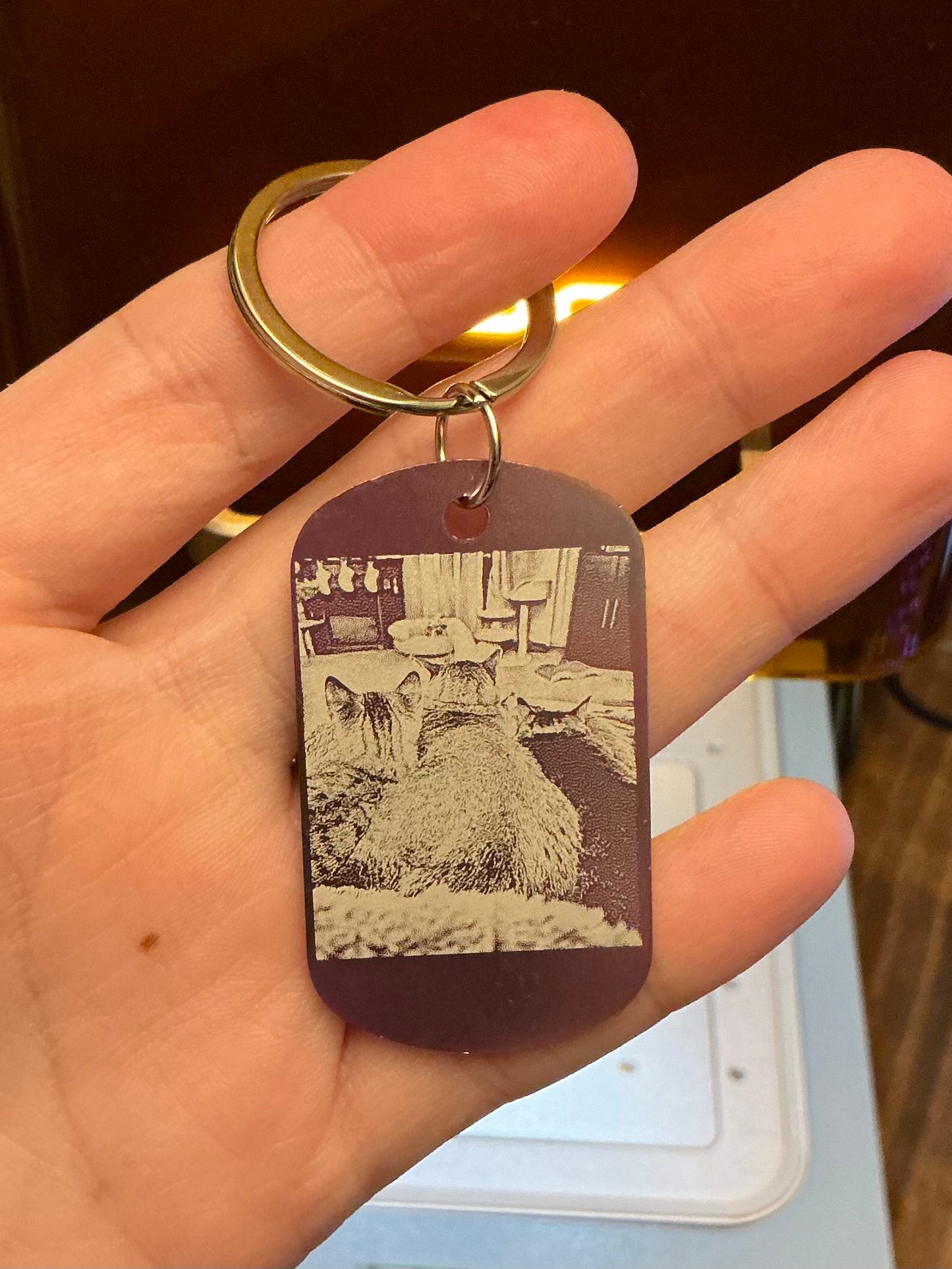 Aluminum Keychain | Custom Laser Engraved