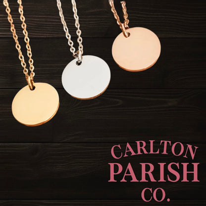 Disc Necklace (15mm)