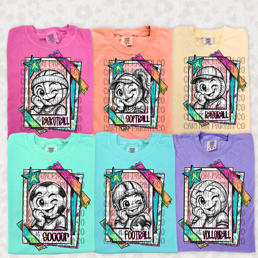 Sport Cutie Neon Mascot