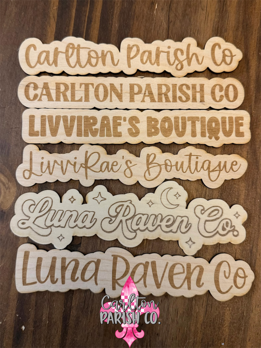 Custom Laser Engraved Business Watermark Sign