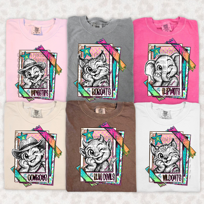 Neon Cutie Mascot Custom