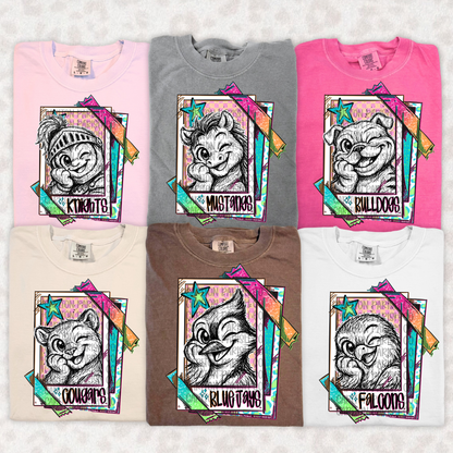 Neon Cutie Mascot Custom