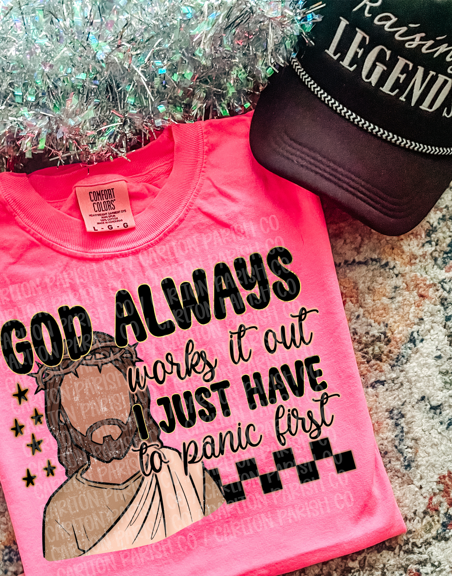 God Always Works It Out Shirt | Inspirational Faith Tee