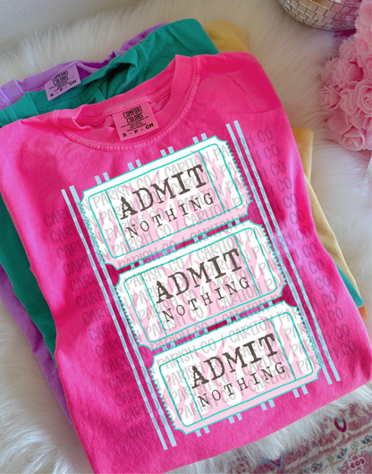 Admit Nothing