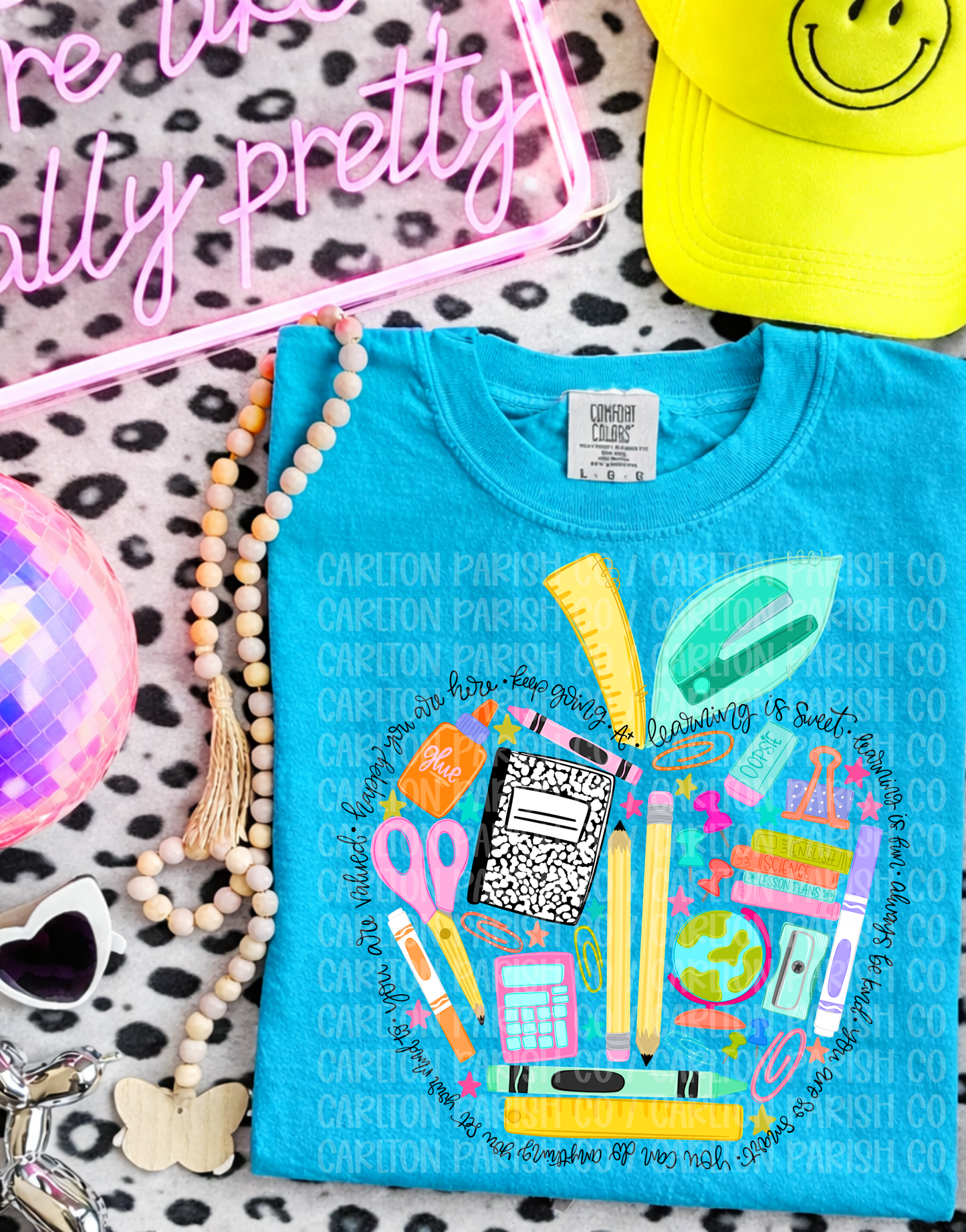 Positive Affirmation Apple Shirt | Back to School Tee