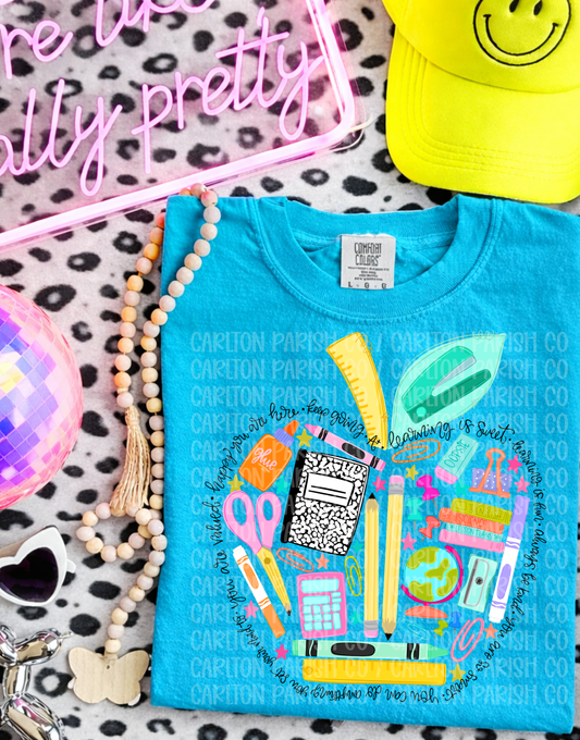 Positive Affirmation Apple Shirt | Back to School Tee