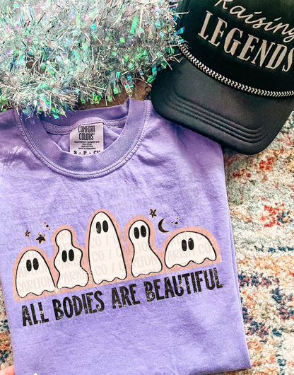 All Bodies Are Beautiful Shirt | Body Positive Ghost Tee