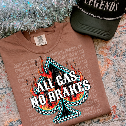 All Gas No Brakes Shirt | Western Graphic Tee