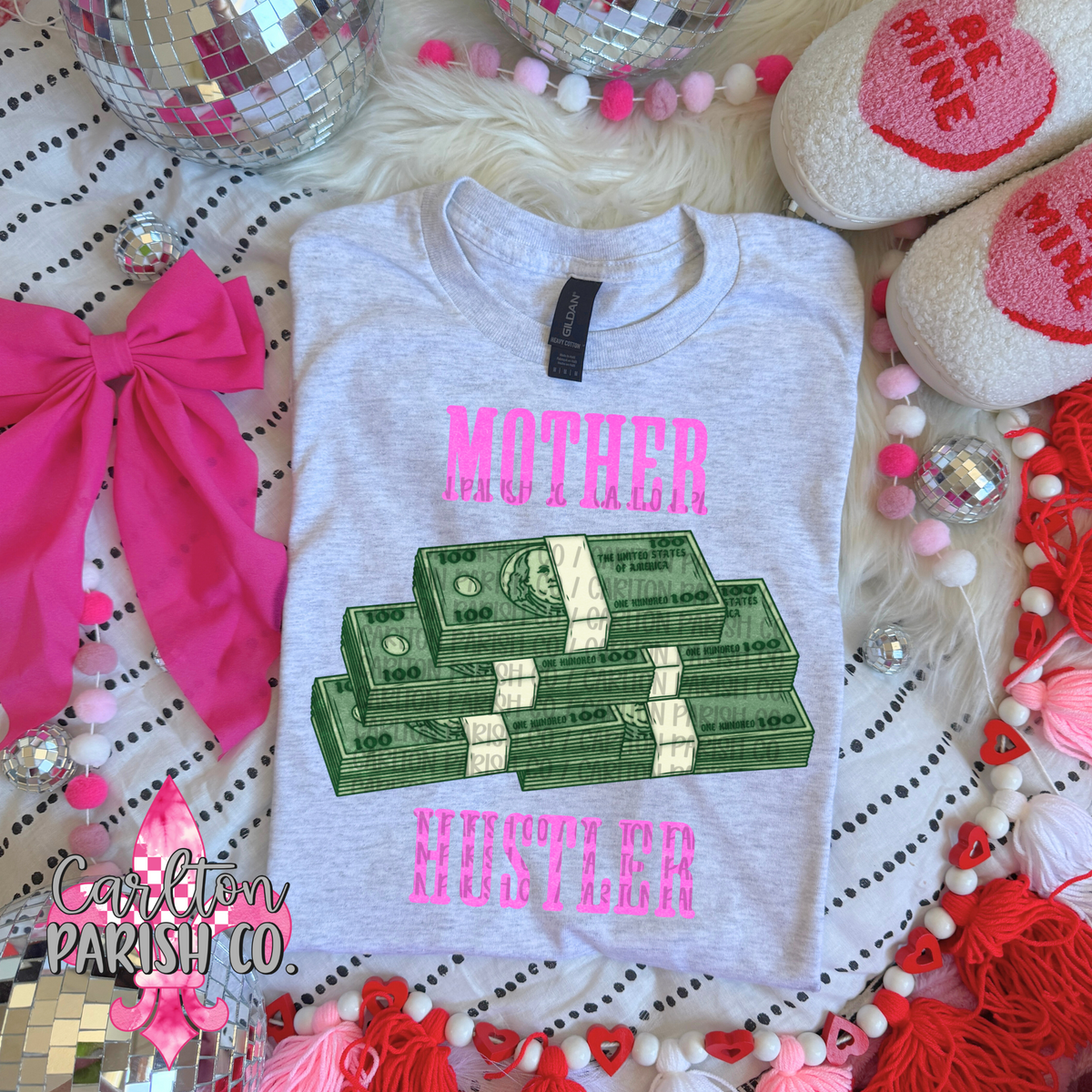 Mother Hustler Funny Mom Graphic Tee