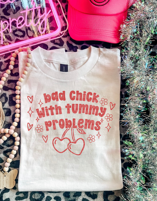 Bad Chick with Tummy Problems