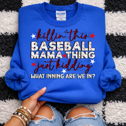 Baseball Mama Inning