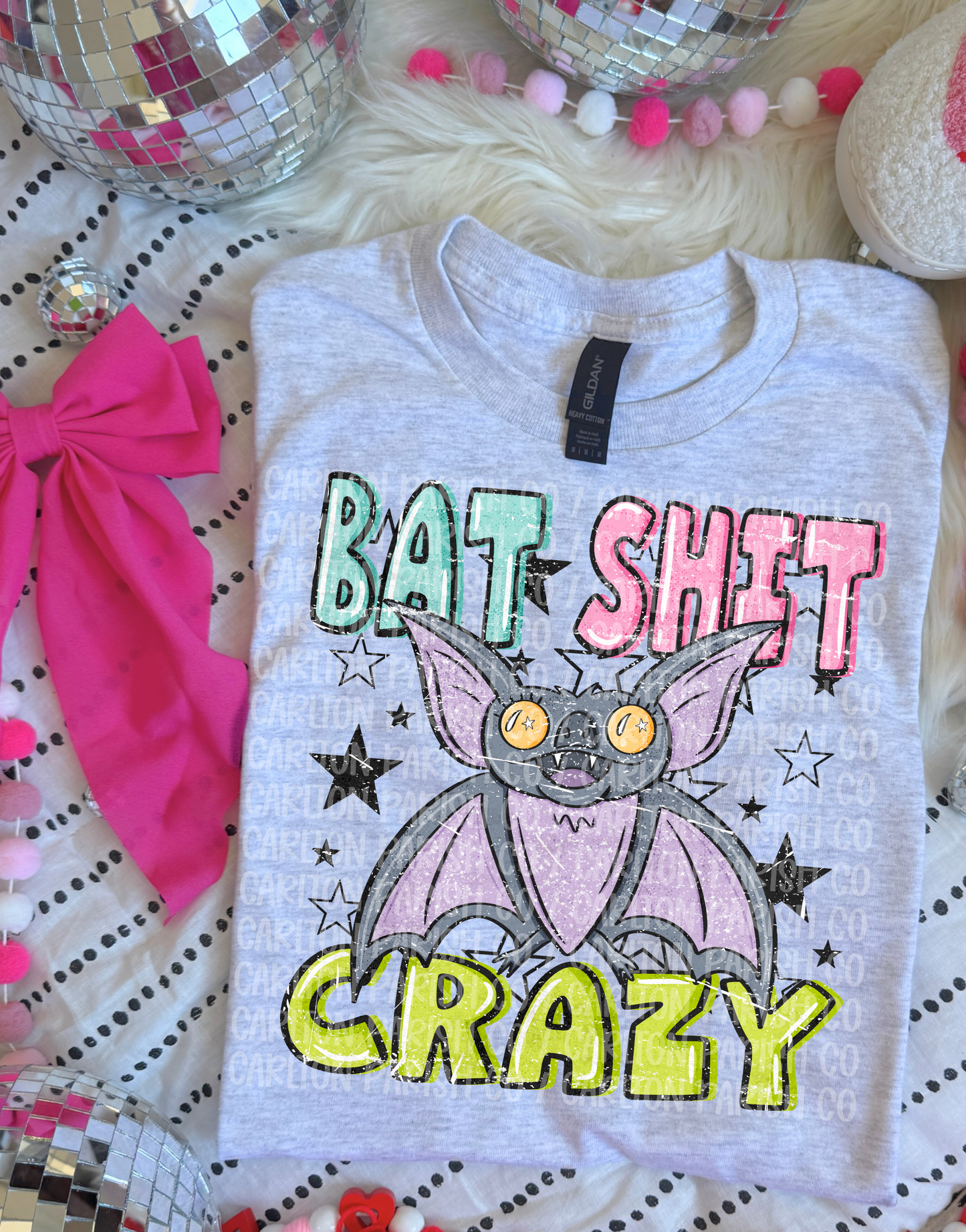 Bat Shit Crazy Shirt | Cute Bat Halloween Tee