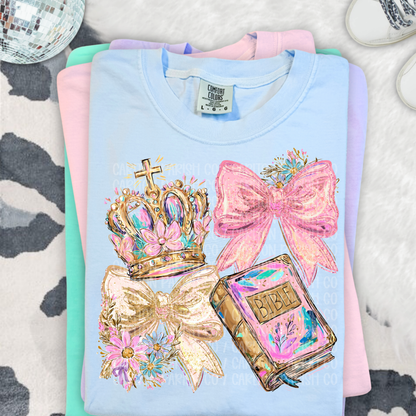 Coquette Bible Crown Bow