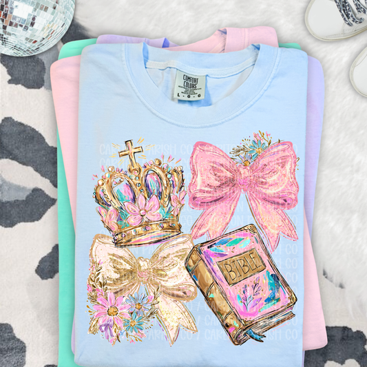 Coquette Bible Crown Bow