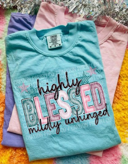 Highly Blessed Mildly Unhinged