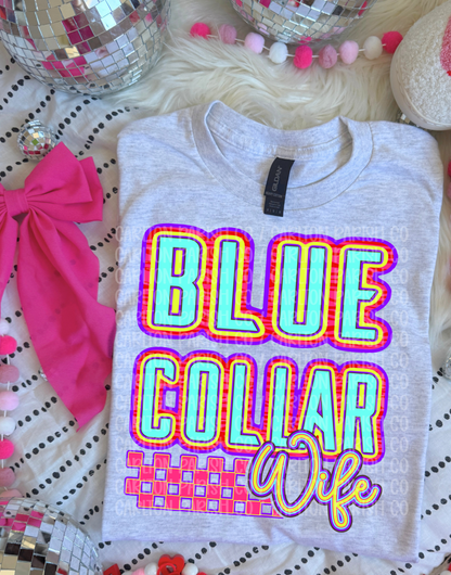 Blue Collar Wife Shirt | Wife Graphic Tee