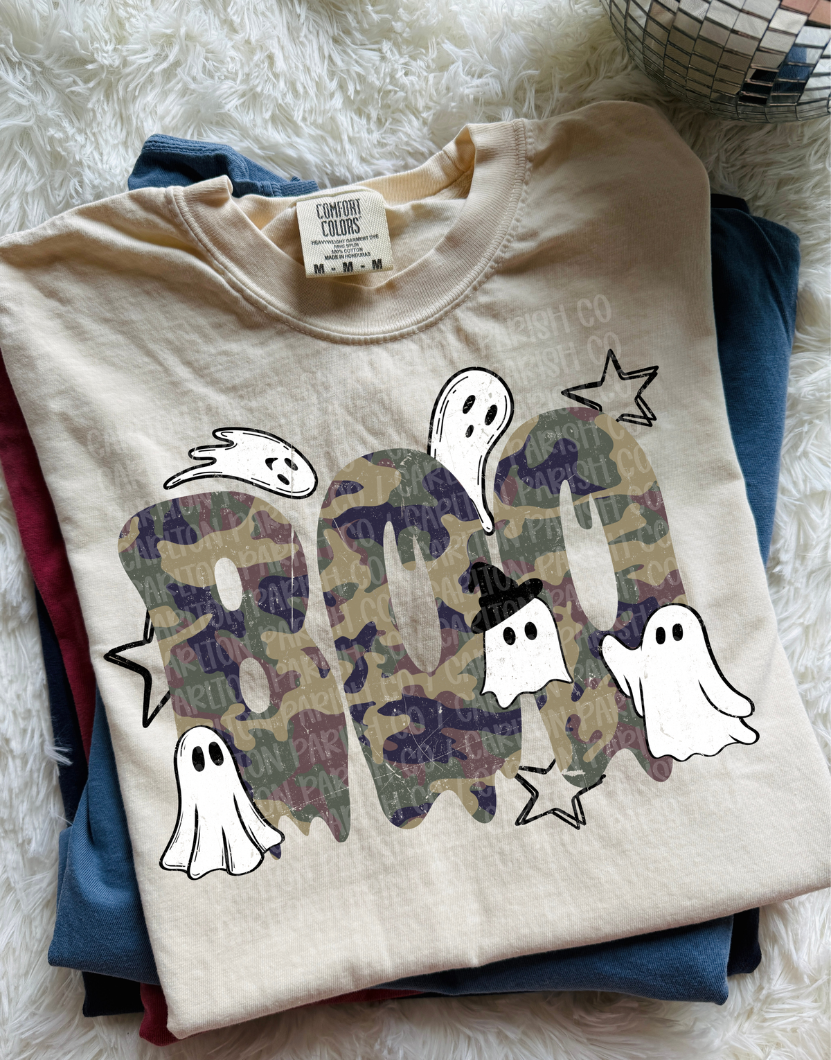 Boo Camo Ghost Shirt | Trendy Halloween Graphic Tee