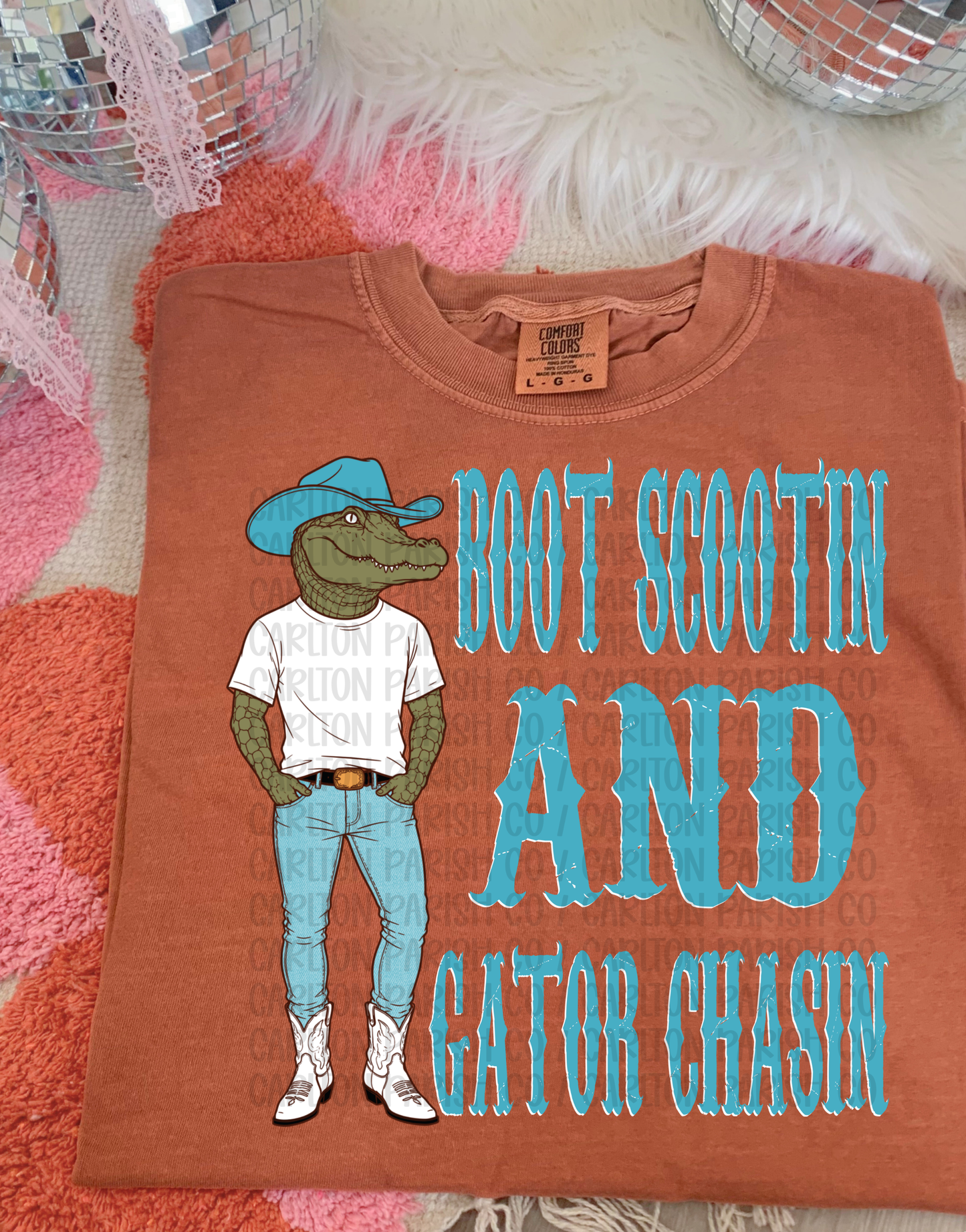 Boot Scootin and Gator Chasin | Southern Gator Tee