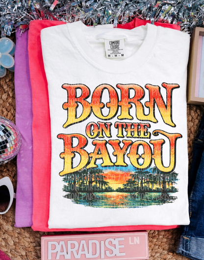 Born on the Bayou Shirt | Southern Louisiana Tee