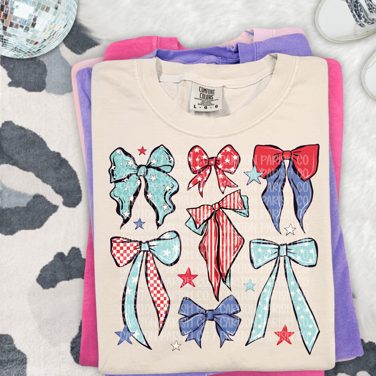 Patriotic Coquette Bow