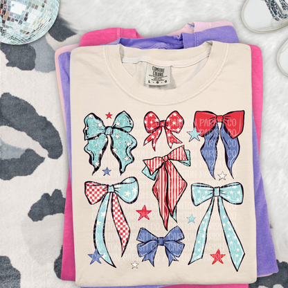 Patriotic Coquette Bow