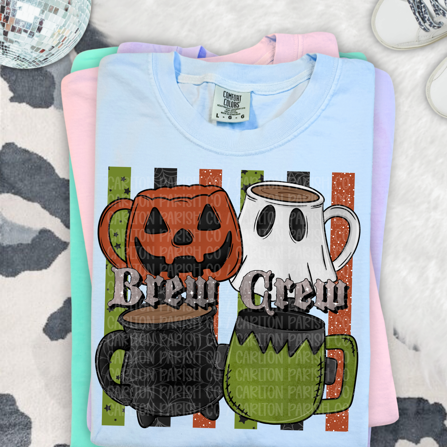 Brew Crew Shirt | Cute Halloween Coffee Tee