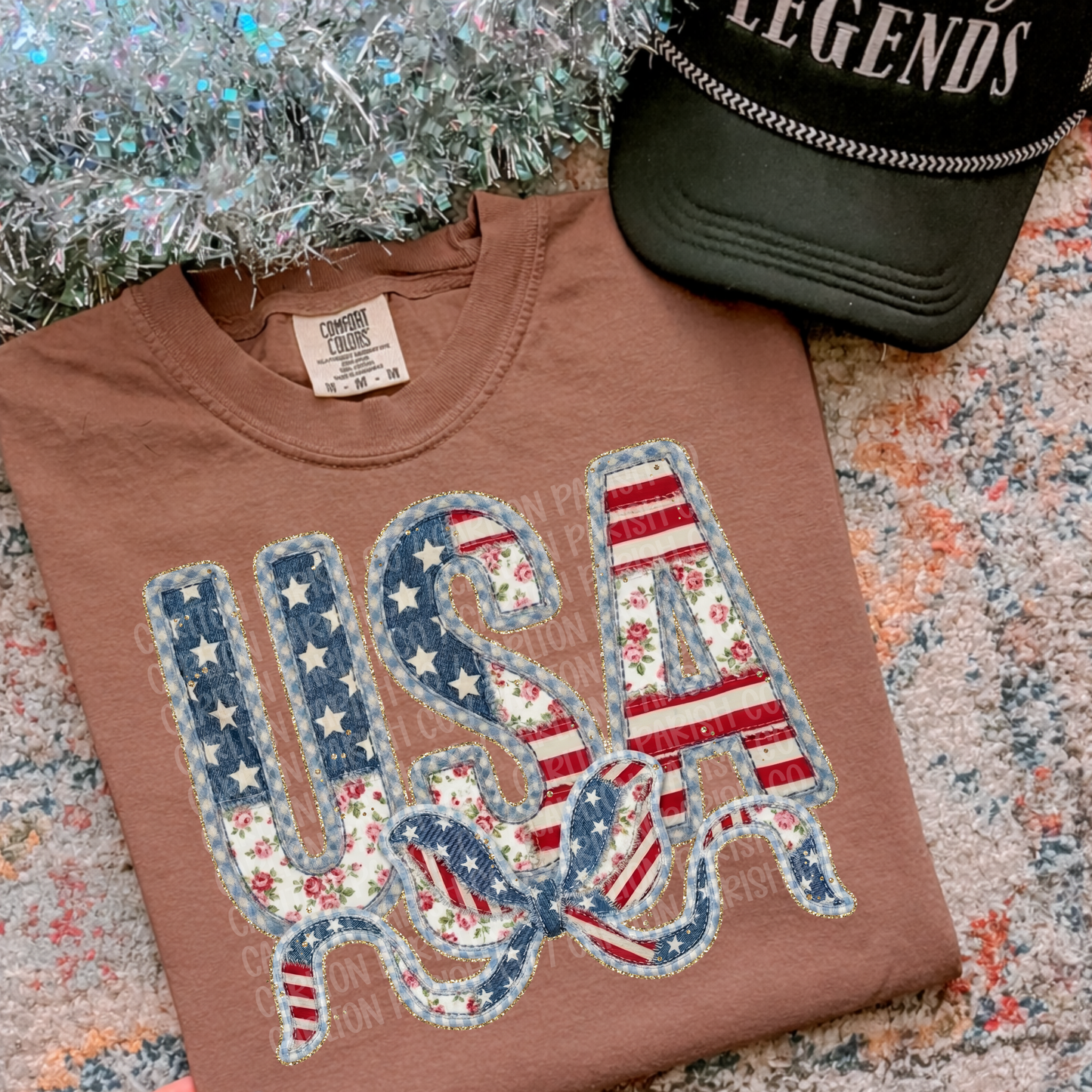 USA Floral Patchwork