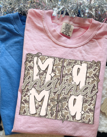 Mama Camo Bow