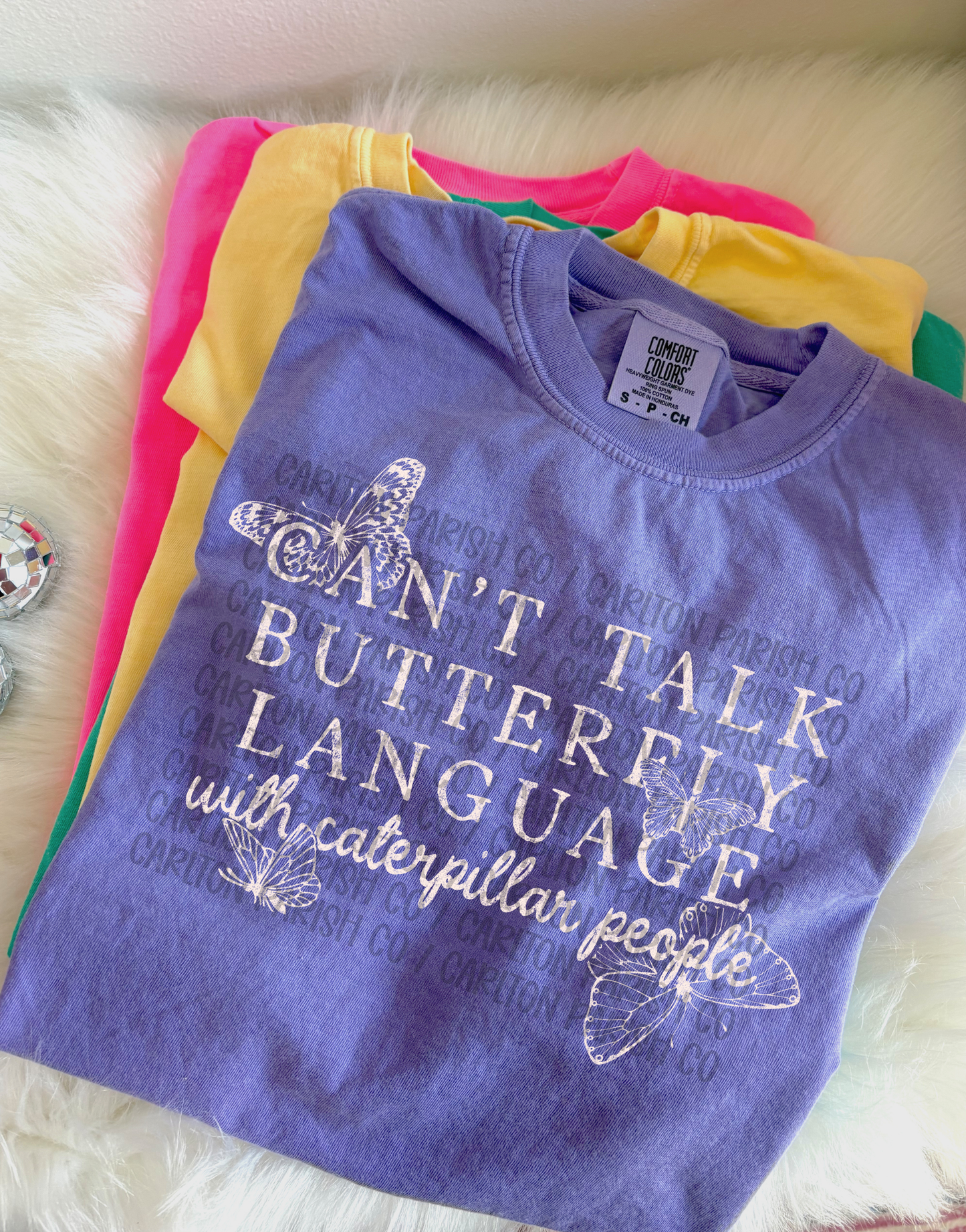 Butterfly Language Shirt | Inspirational Graphic Tee