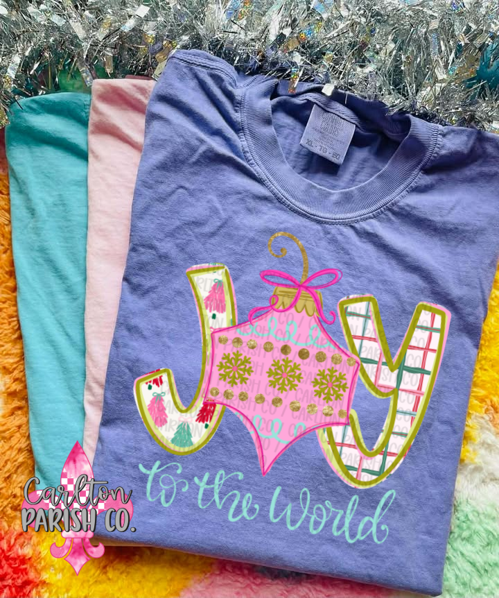 Joy to the World Christmas Graphic Tee