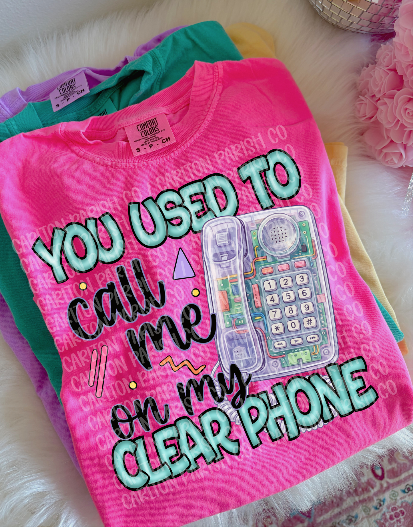 Clear Phone 90s Retro