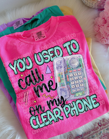 Clear Phone 90s Retro