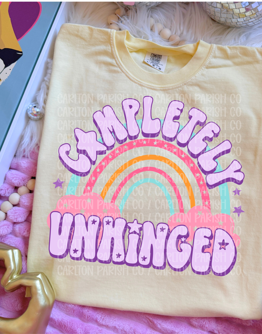 Completely Unhinged Shirt | Rainbow Graphic Tee