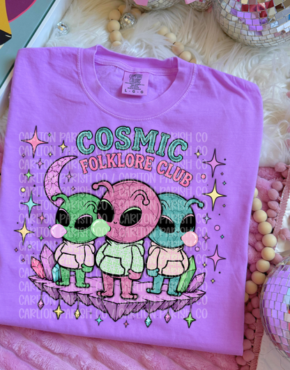 Cosmic Folklore Club Shirt | Alien Graphic Tee