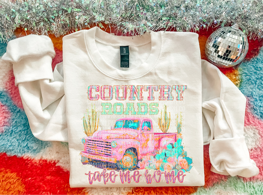 Country Roads Take Me Home Pastel