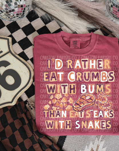 Crumbs with Bums