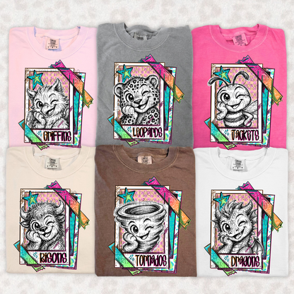 Neon Cutie Mascot Custom