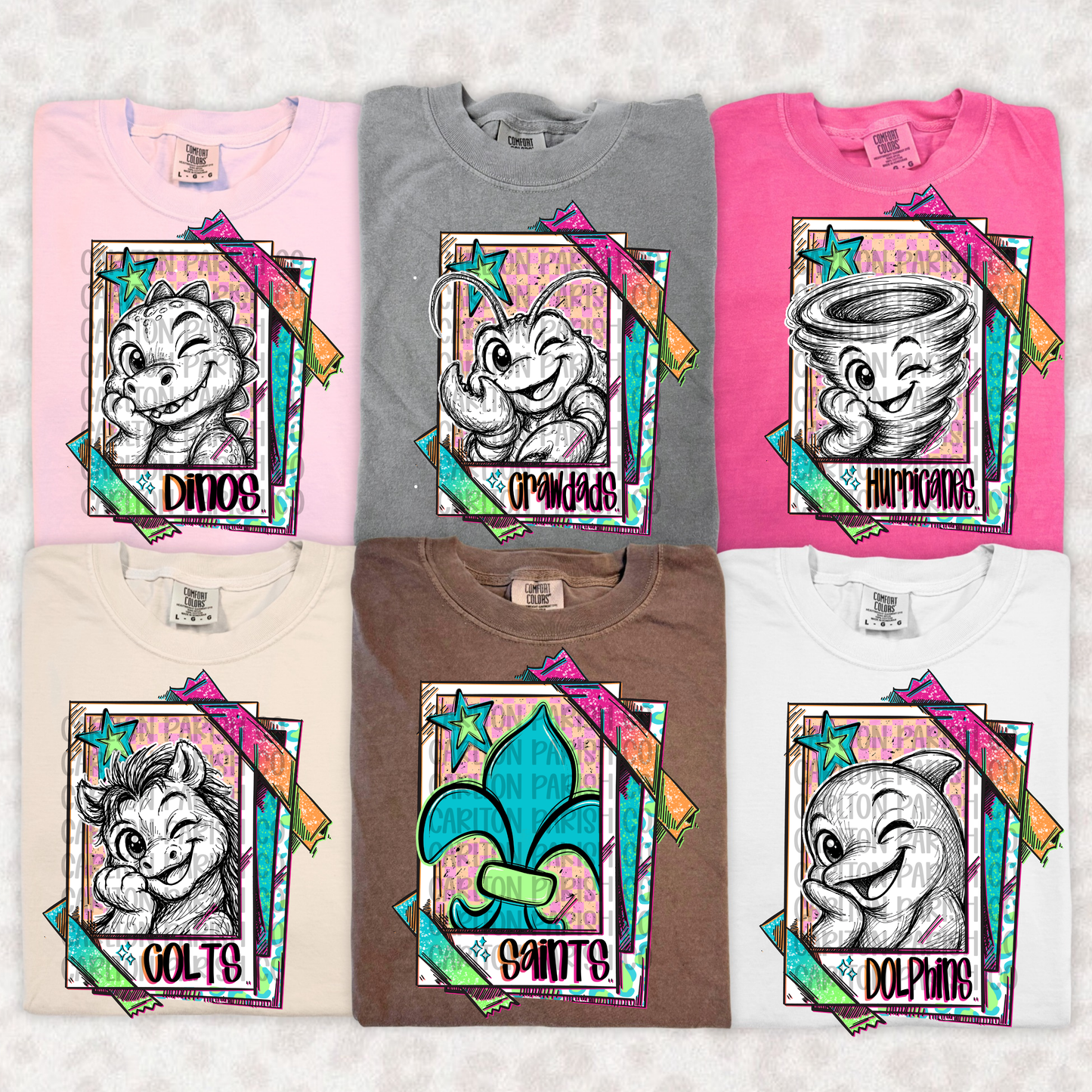 Neon Cutie Mascot Custom