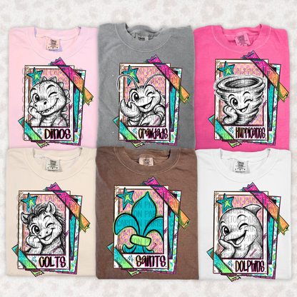 Neon Cutie Mascot Custom