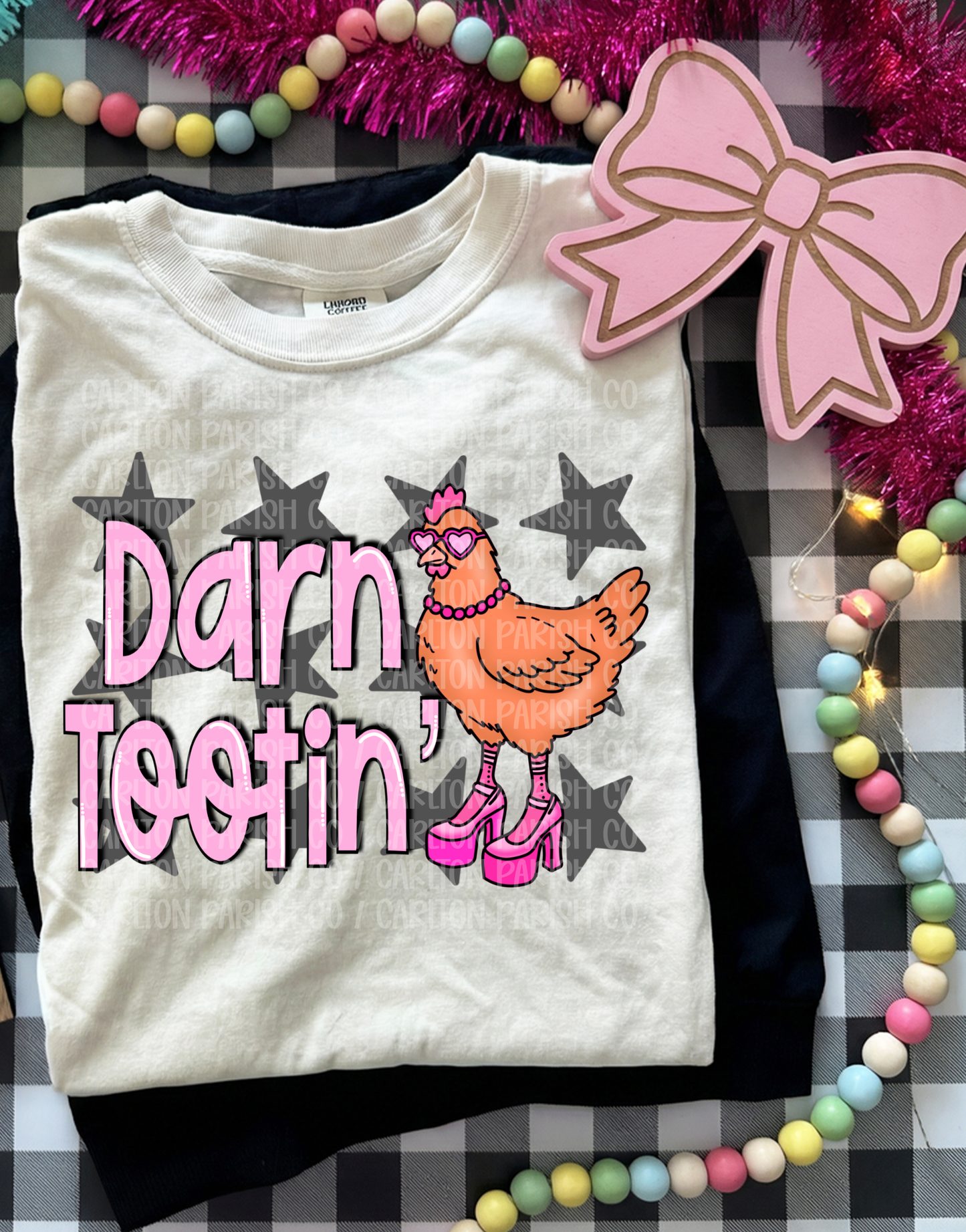 Darn Tootin Shirt | Funny Chicken Graphic Tee