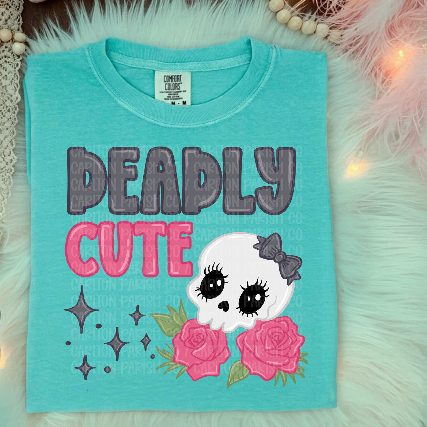 Deadly Cute Shirt | Skull Graphic Tee