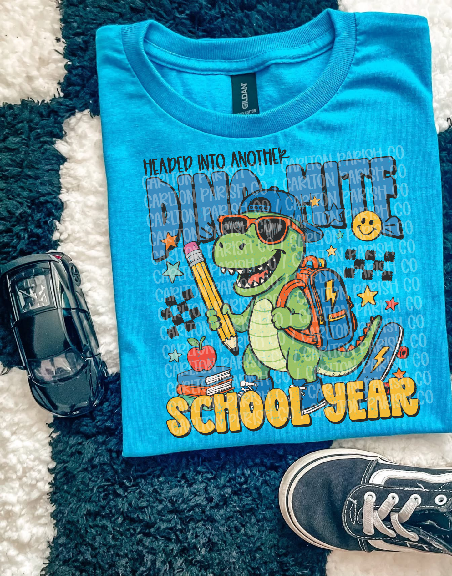 Dino-Mite School Year Shirt | Dinosaur Back to School Tee