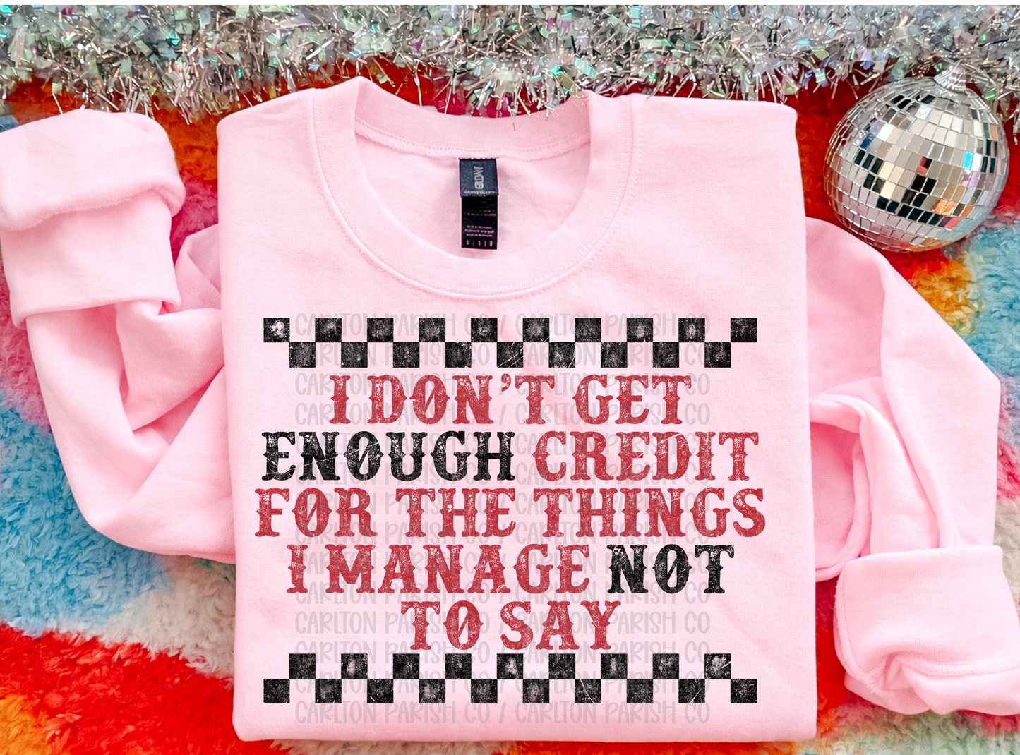 I Don't Get Credit For Things I Don't Say