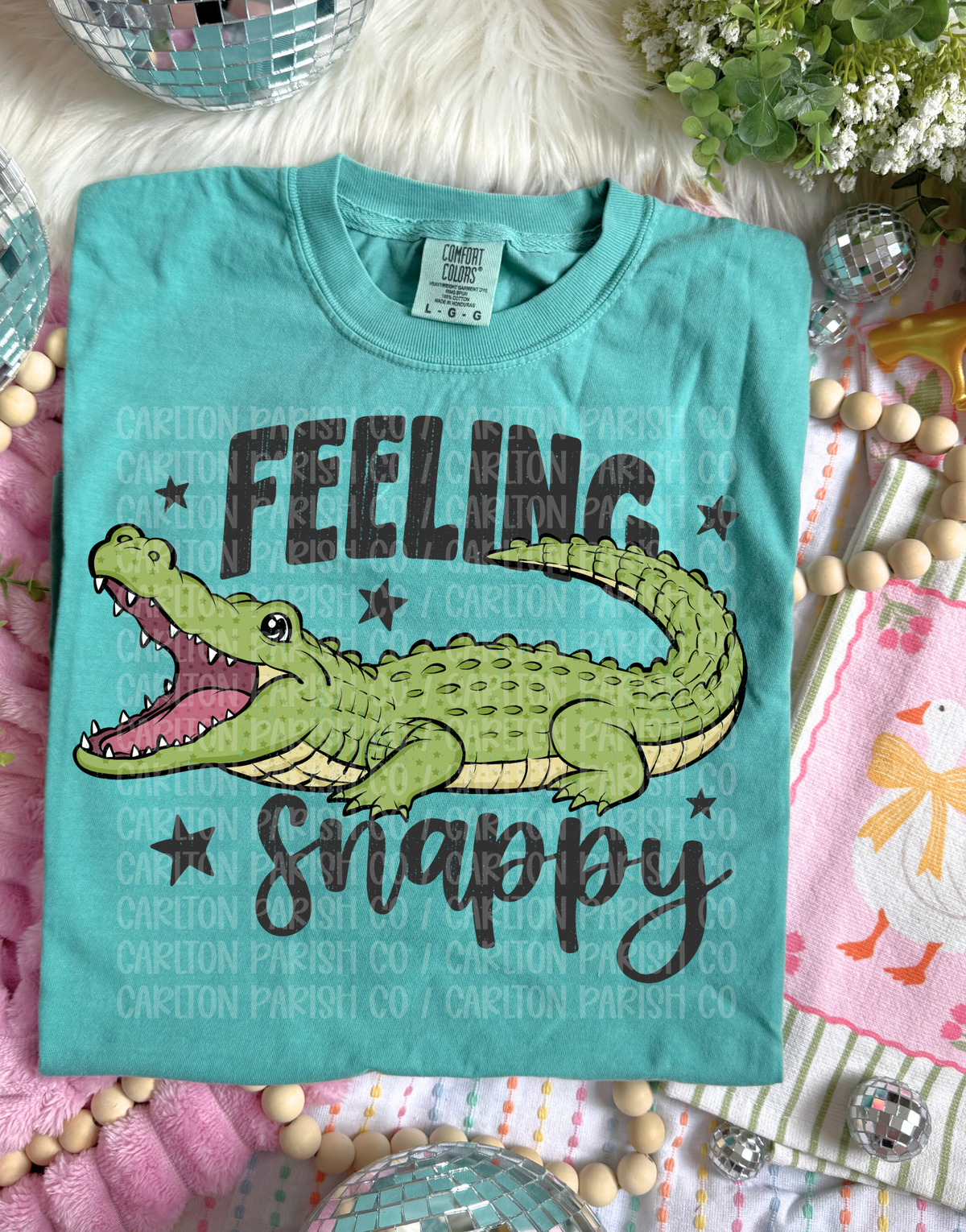 Feeling Snappy Shirt | Funny Alligator Graphic Tee